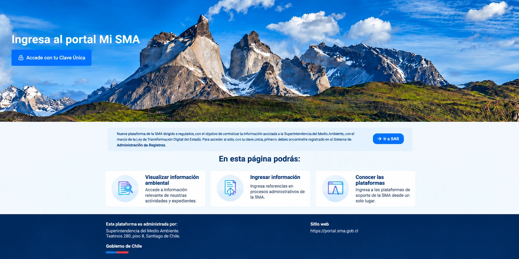 Portal Mi SMA: qué permite hacer la nueva plataforma